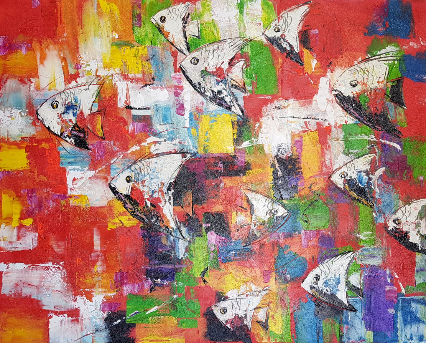 Abstract Fishes - Idee D'Arte Positano