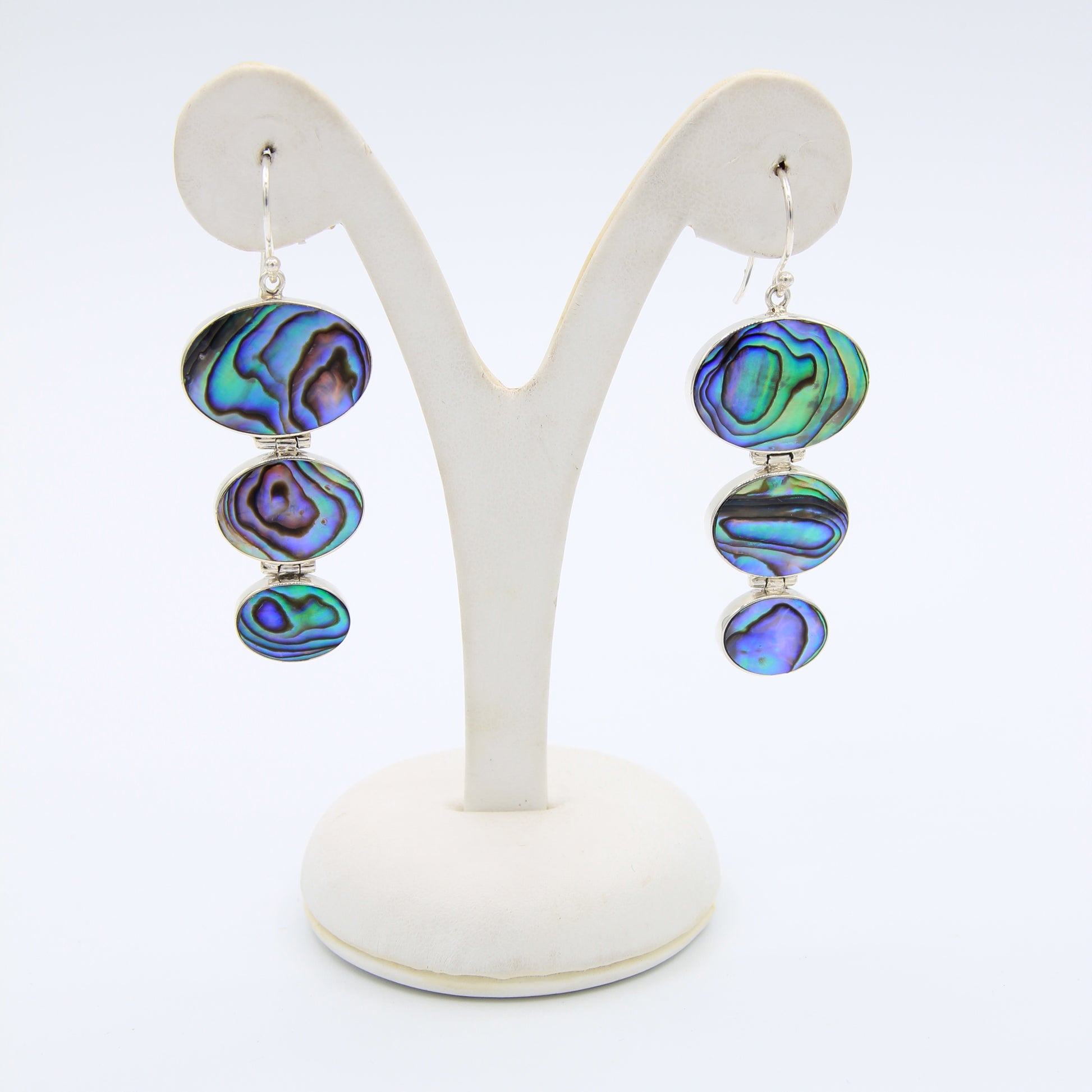 3 Ovals on Earrings - Idee D'Arte Positano