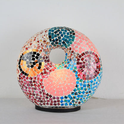 Lamp with hole