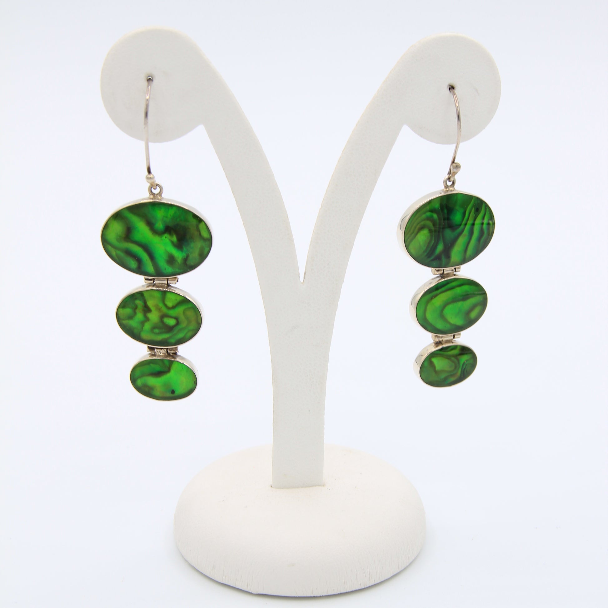 3 Ovals on Earrings - Idee D'Arte Positano