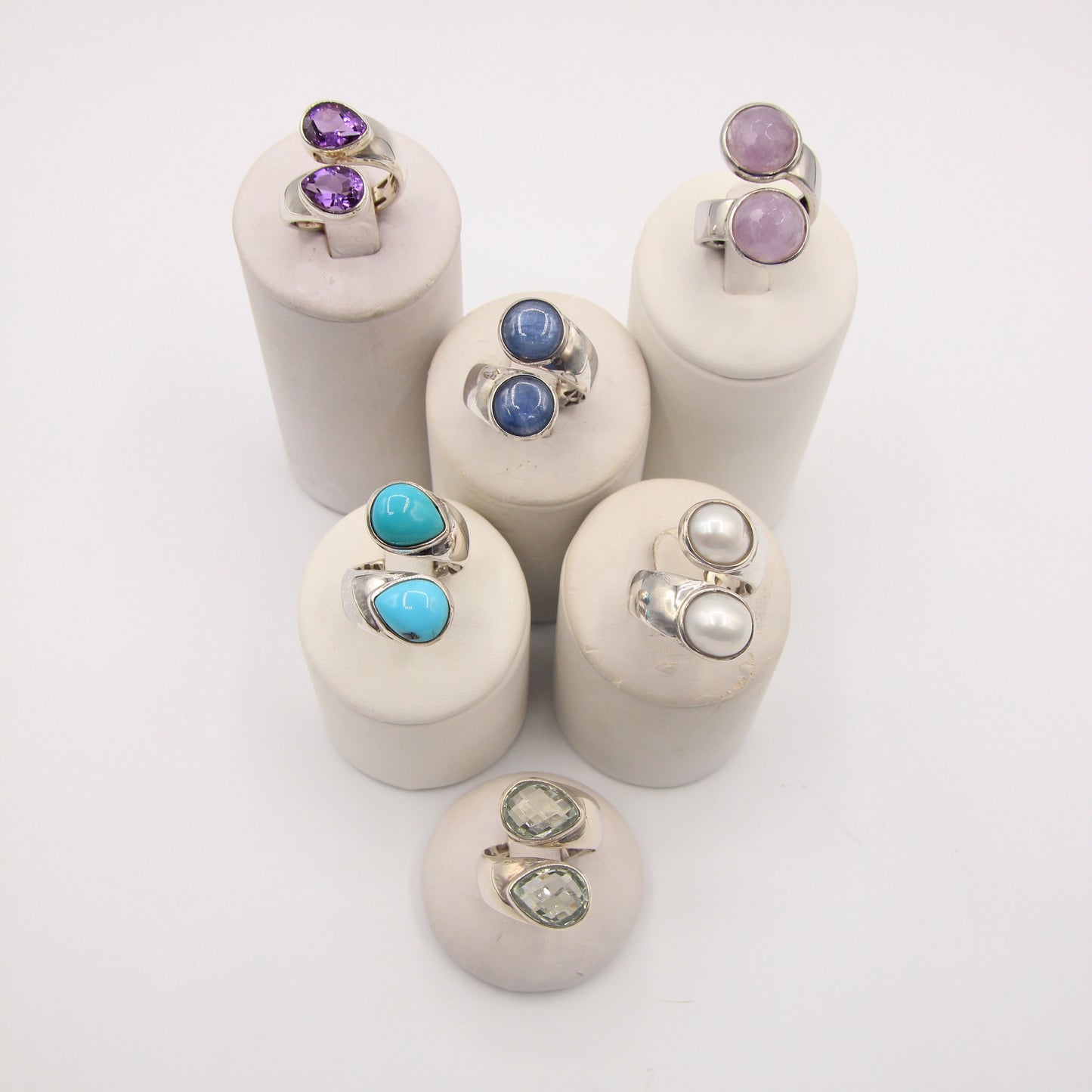 Two stone Rings - Idee D'Arte Positano