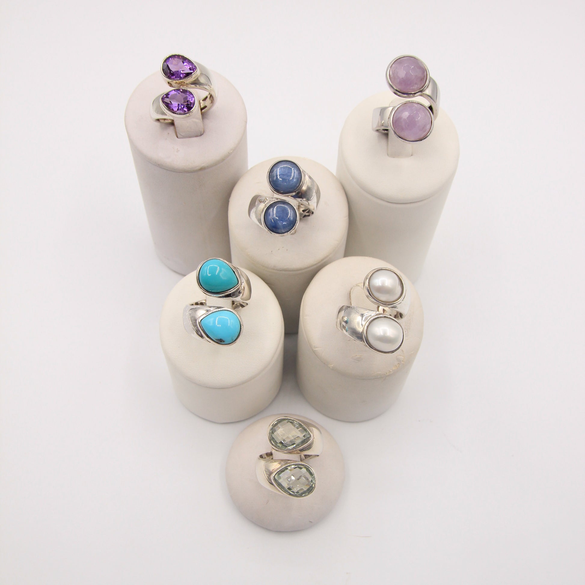 Two stone Rings - Idee D'Arte Positano