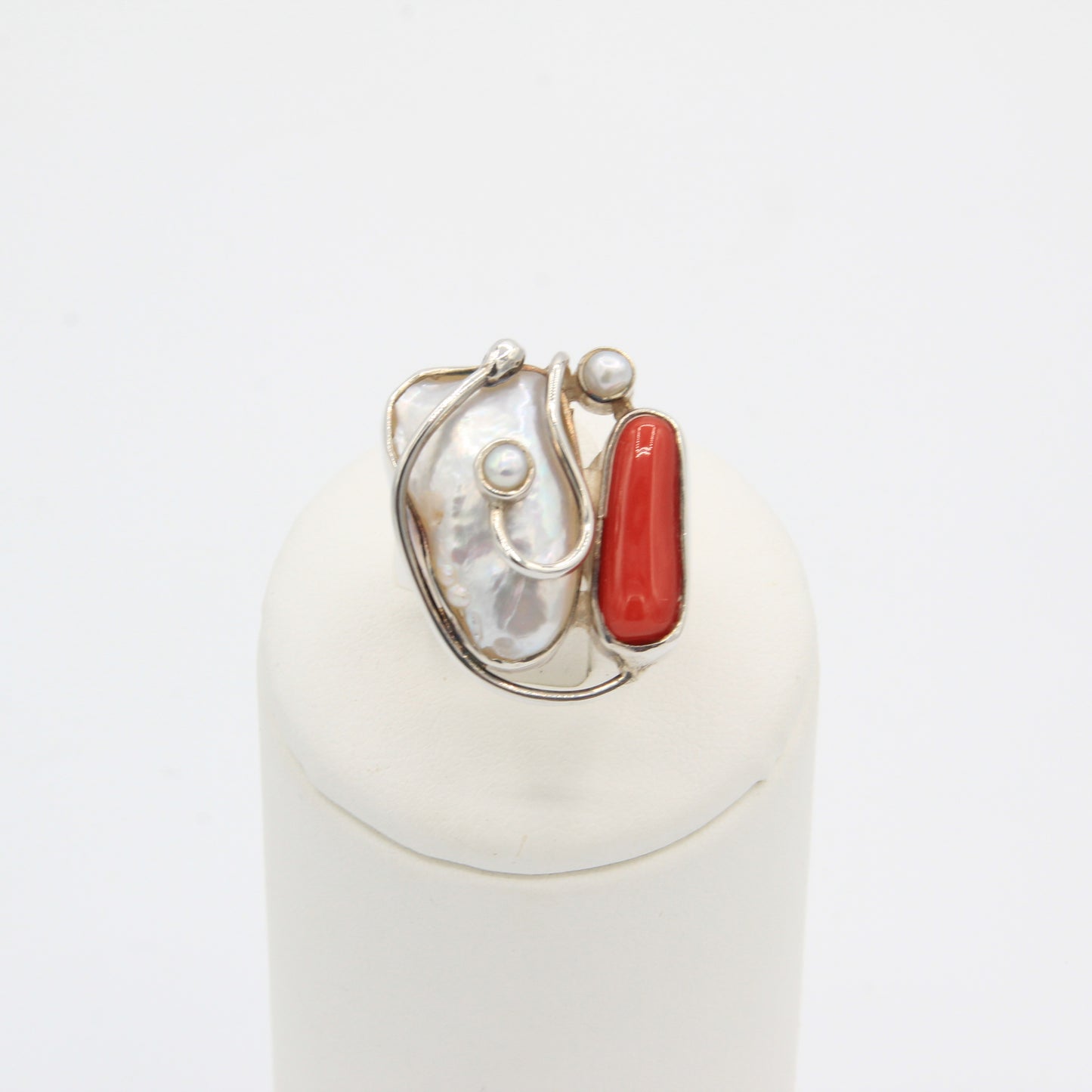Biwa pearl and coral - Idee D'Arte Positano