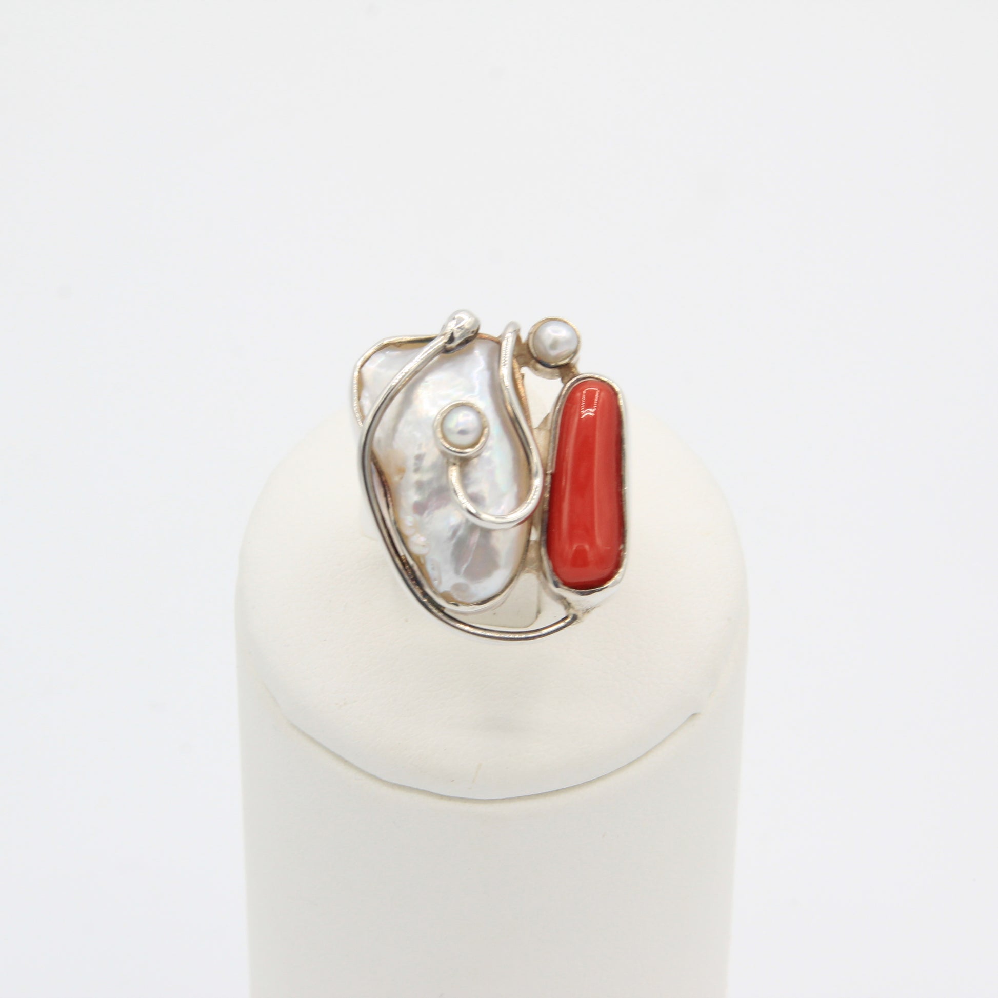 Biwa pearl and coral - Idee D'Arte Positano