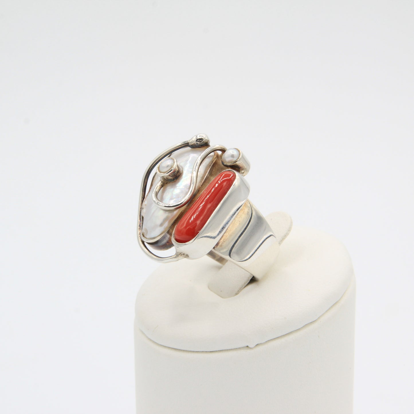 Biwa pearl and coral - Idee D'Arte Positano