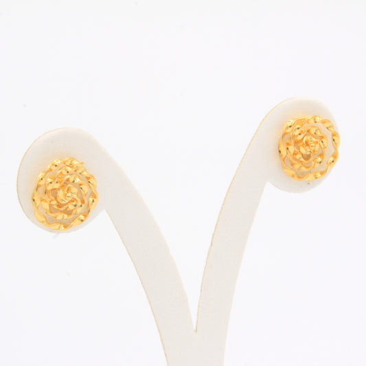 Stud Spiral Earrings - Idee D'Arte Positano