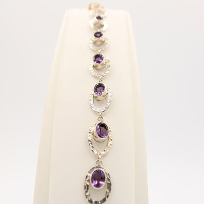 Bracciale con minerali scintillanti