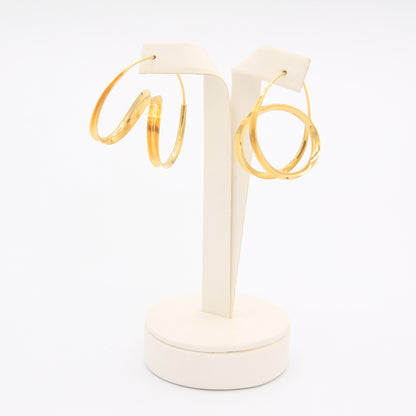 Large Twist Earrings - Idee D'Arte Positano