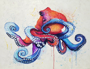 Stylized Octopus - Idee D'Arte Positano