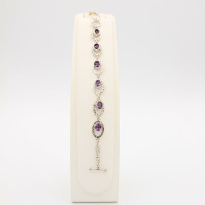 Bracciale con minerali scintillanti