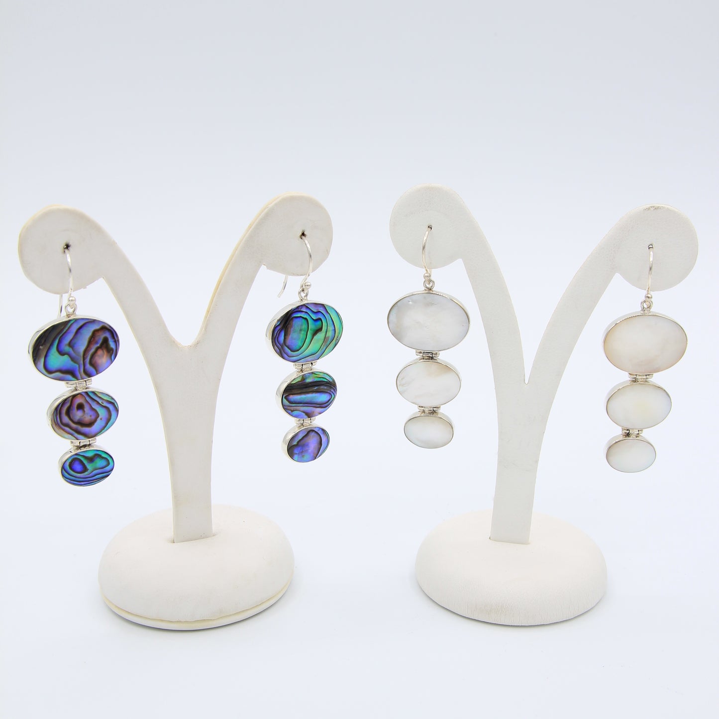 3 Ovals on Earrings - Idee D'Arte Positano