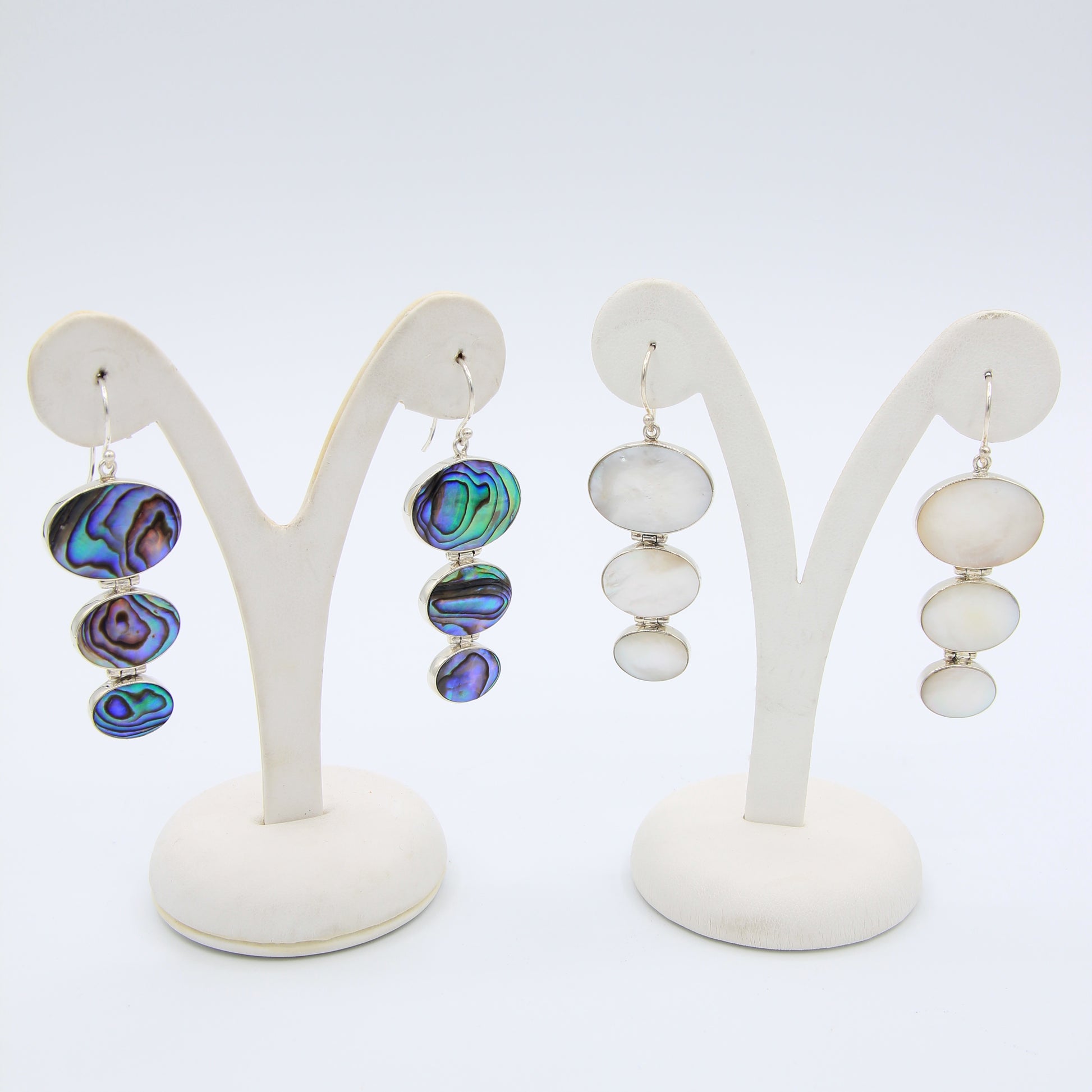 3 Ovals on Earrings - Idee D'Arte Positano