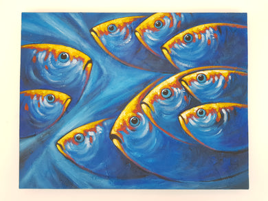 Blue Fishes on the Sun - Idee D'Arte Positano