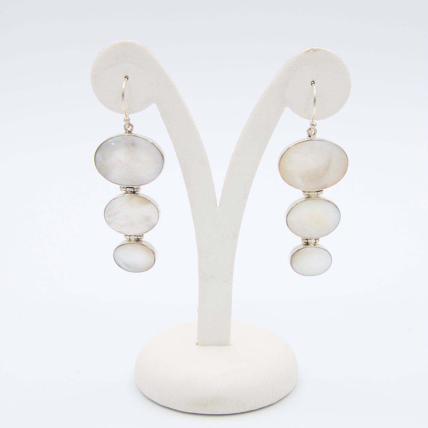 3 Ovals on Earrings - Idee D'Arte Positano