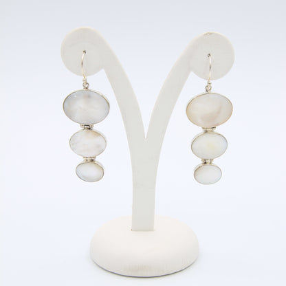 3 Ovals on Earrings - Idee D'Arte Positano