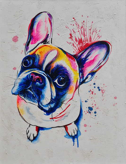 Multicolors Bull Dog - Idee D'Arte Positano