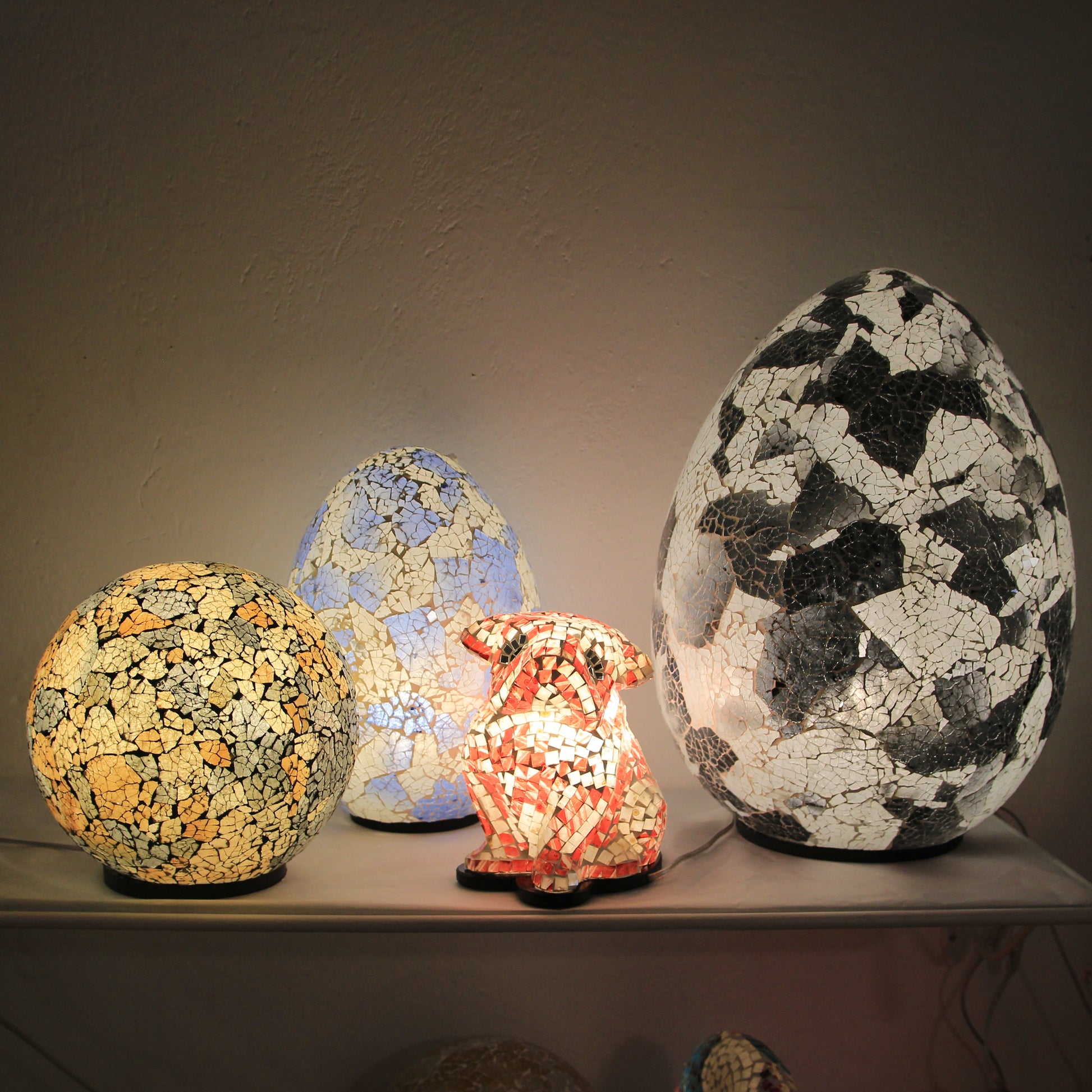 Big Eggs Lamp - Idee D'Arte Positano