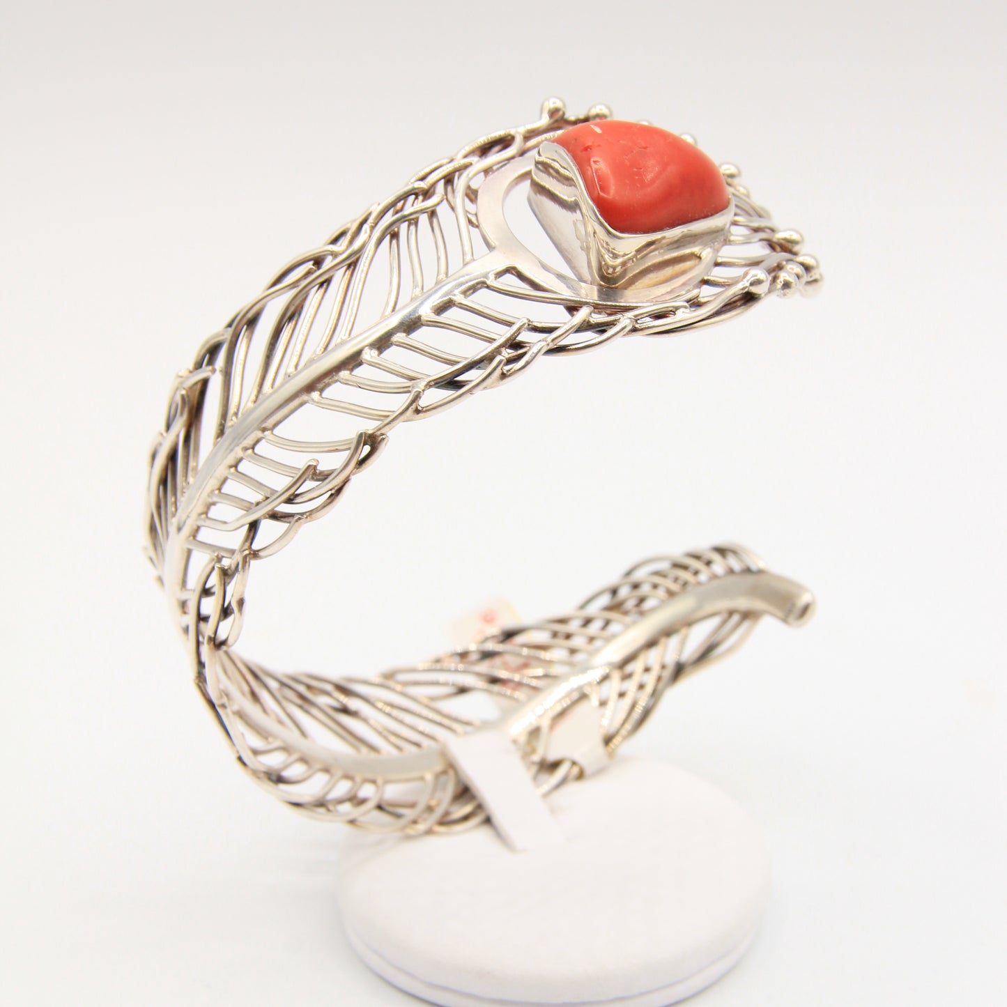 Feather with coral - Idee D'Arte Positano