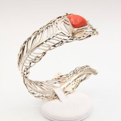 Feather with coral - Idee D'Arte Positano