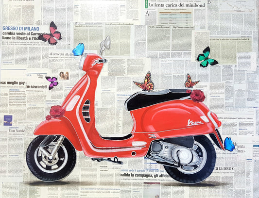 Vespa libera - Idee D'Arte Positano