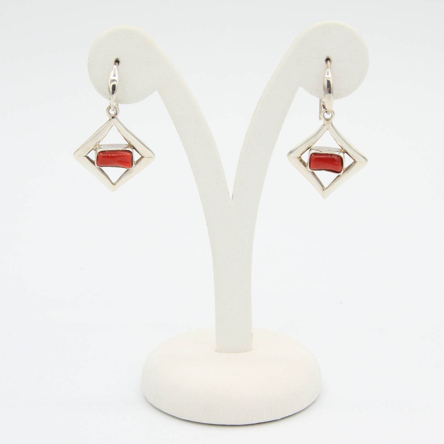 Modern Coral Earrings
