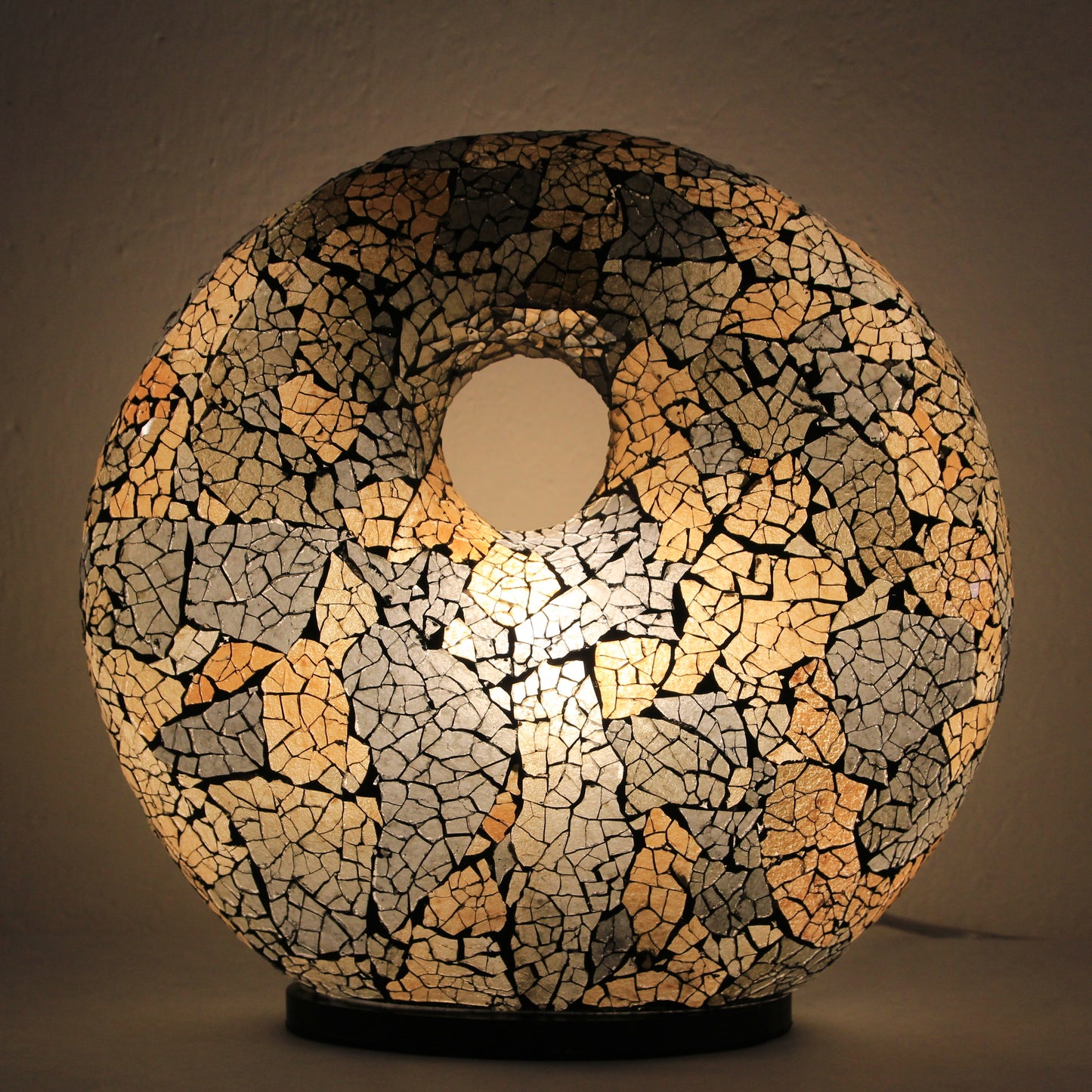 Lamp with hole