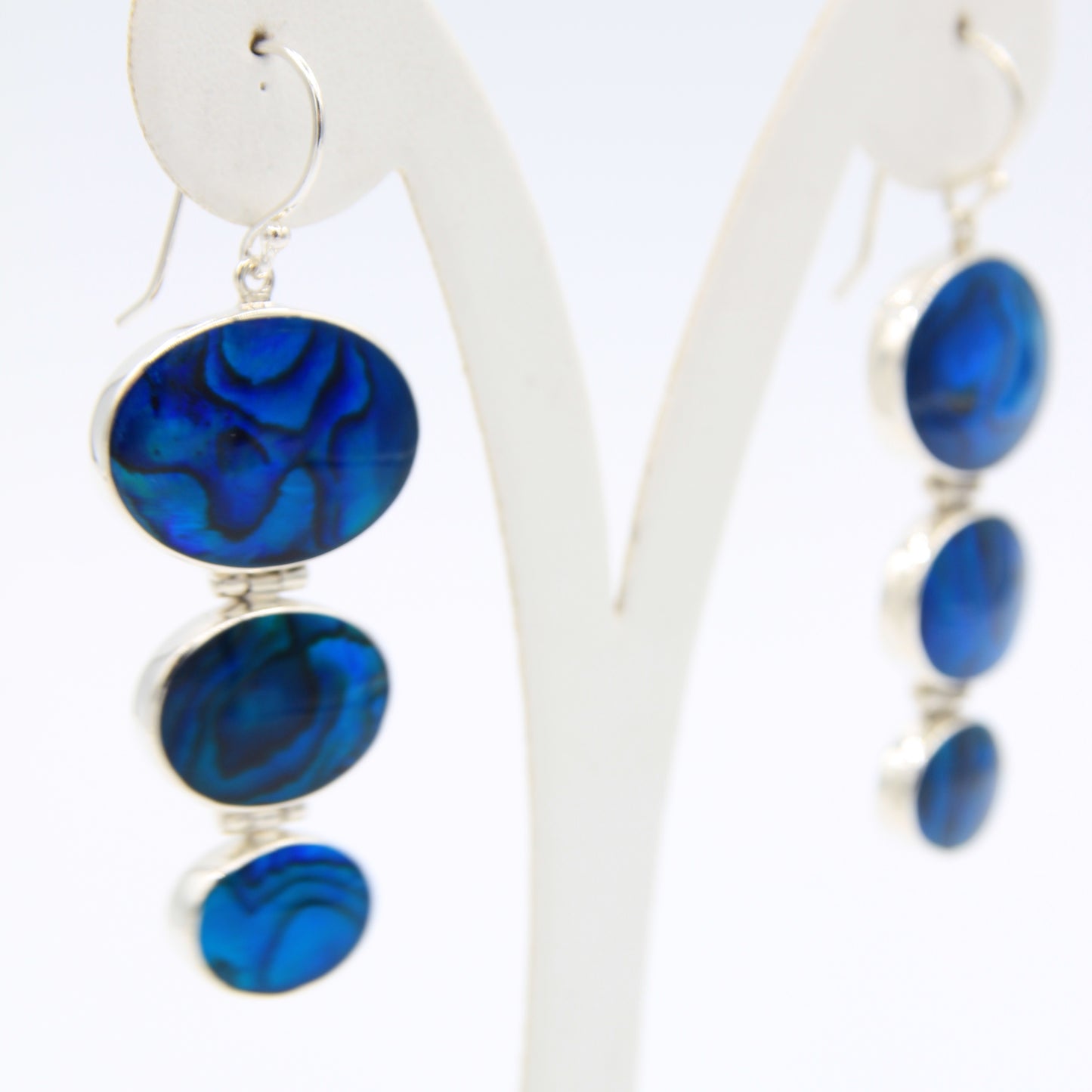 3 Ovals on Earrings - Idee D'Arte Positano