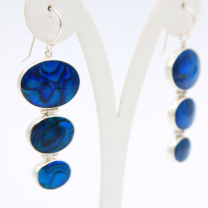 3 Ovals on Earrings - Idee D'Arte Positano