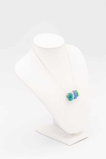 Natural Sea Glass Necklace - Idee D'Arte Positano