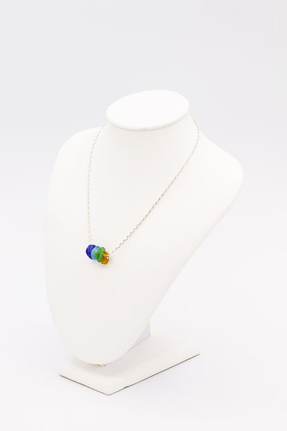 Natural Sea Glass Necklace - Idee D'Arte Positano