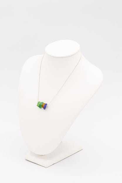 Natural Sea Glass Necklace - Idee D'Arte Positano