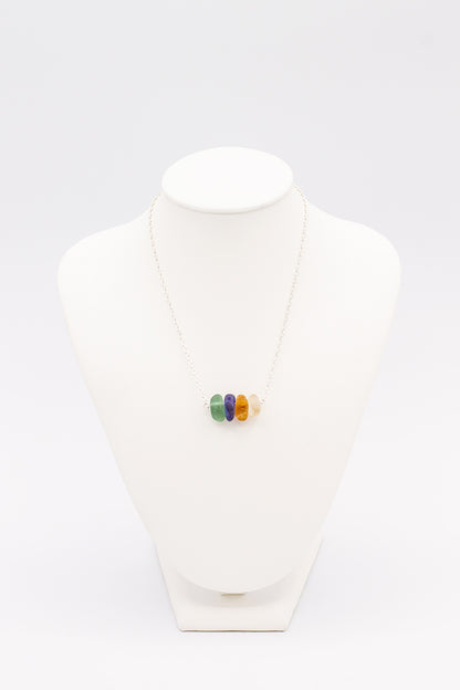 Natural Sea Glass Necklace - Idee D'Arte Positano