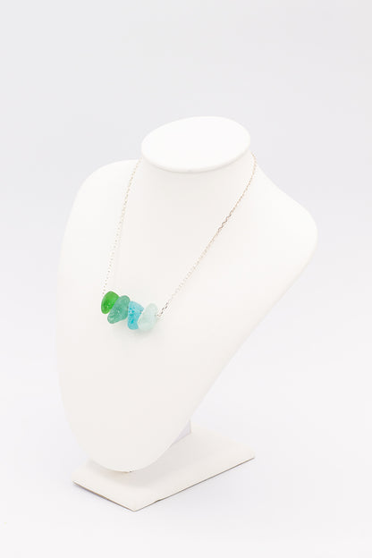 Natural Sea Glass Necklace - Idee D'Arte Positano