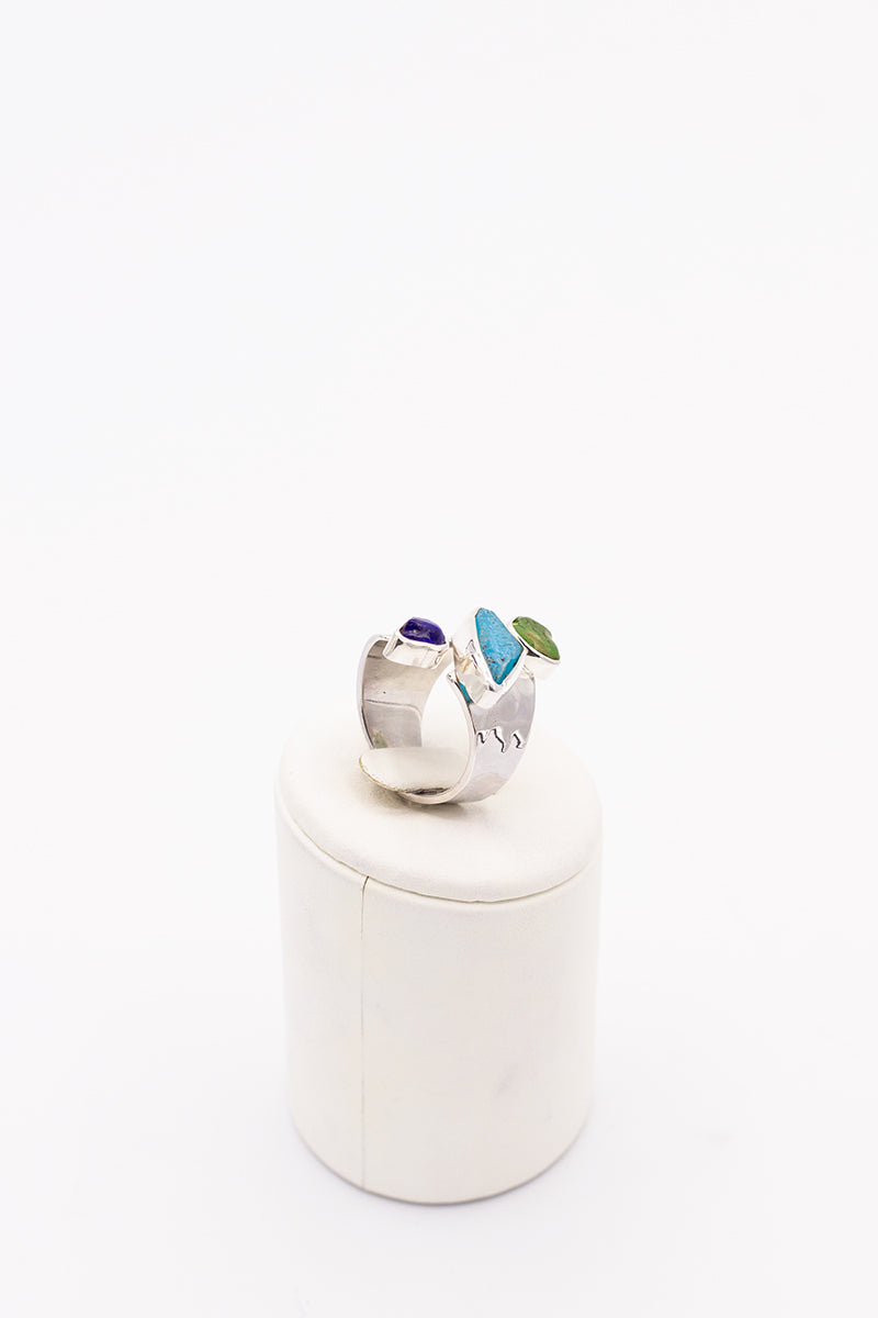 Modern Sea glass Ring - Idee D'Arte Positano