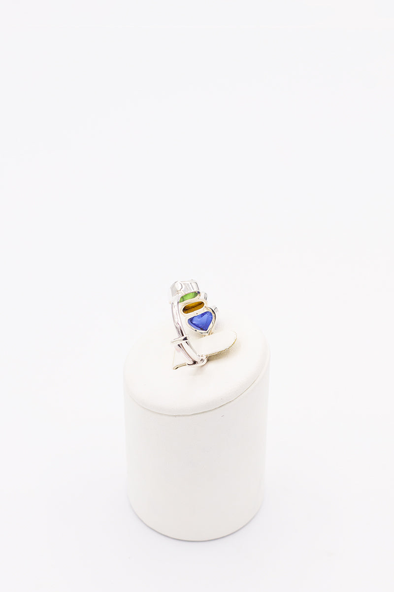 Positano Ring Tree stones - Idee D'Arte Positano