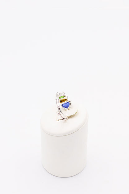 Positano Ring Tree stones - Idee D'Arte Positano