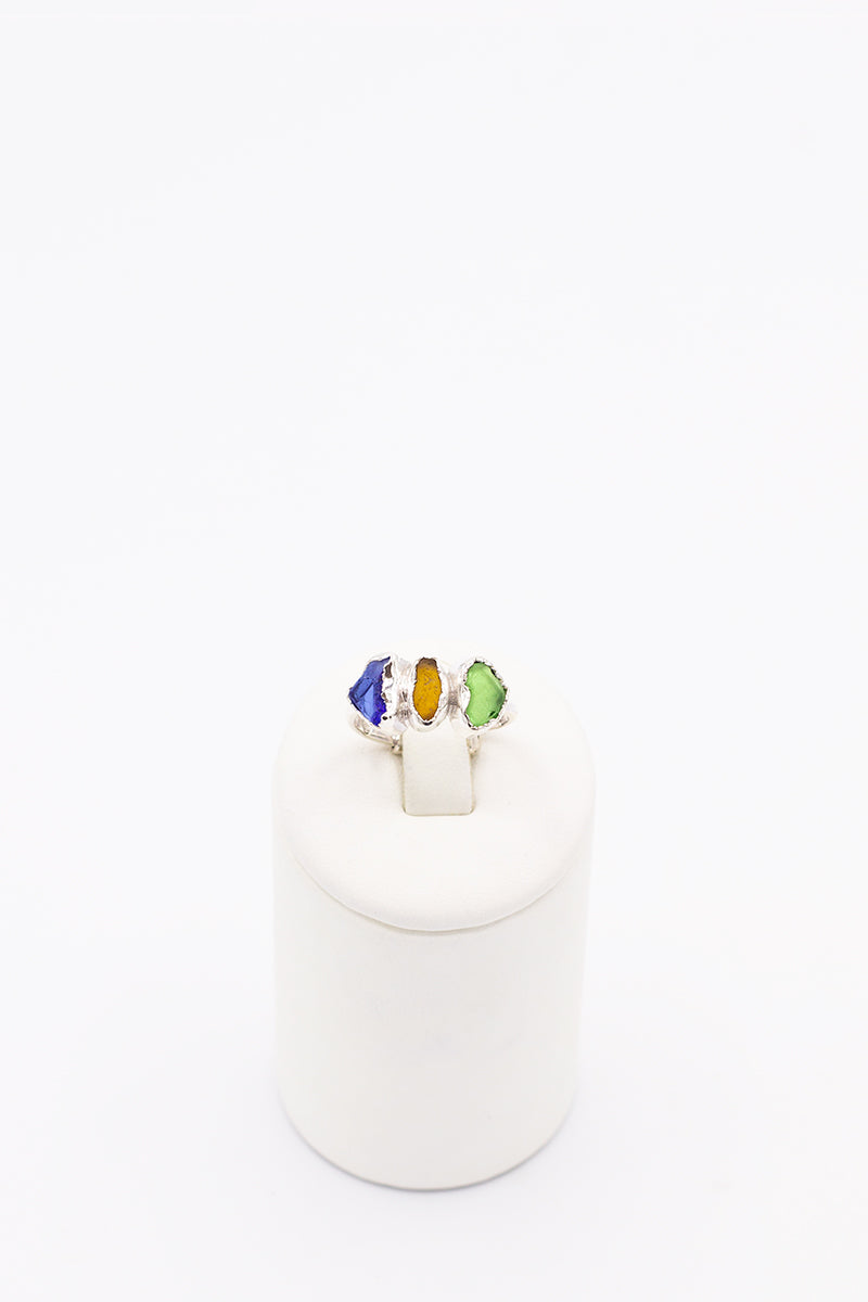Positano Ring Tree stones - Idee D'Arte Positano