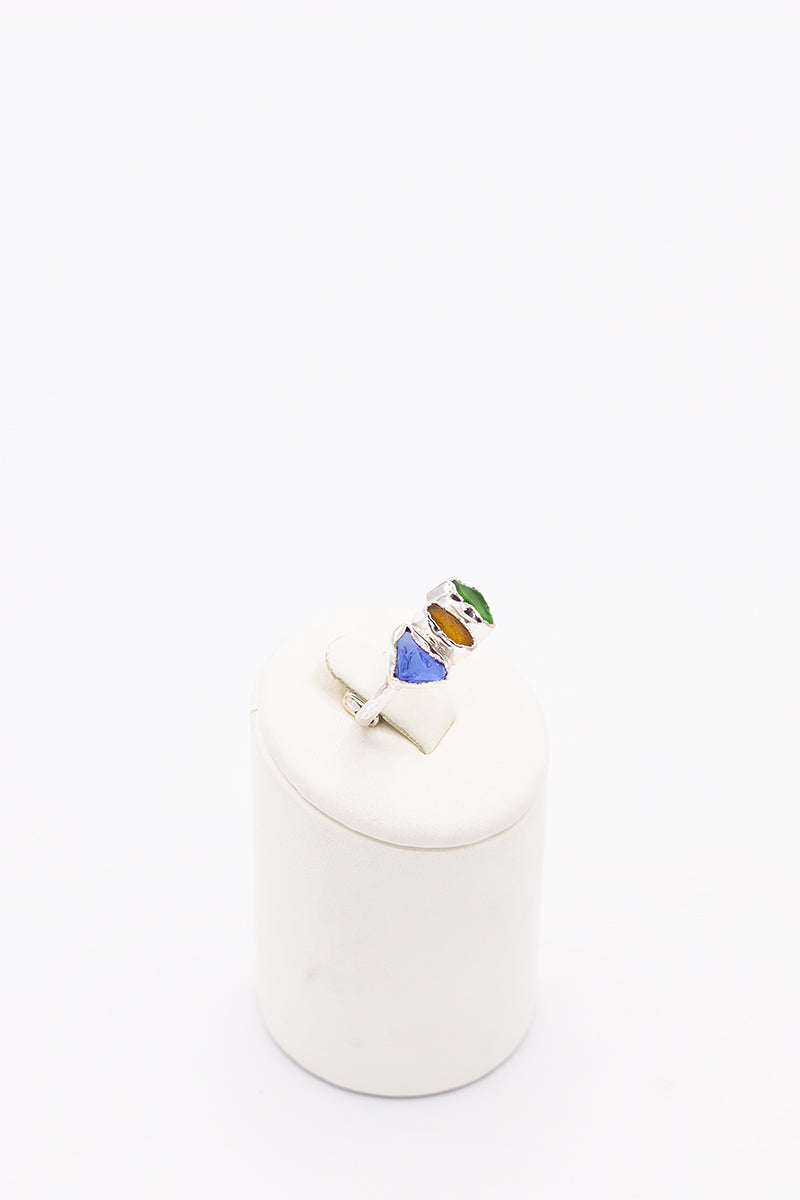 Positano Ring Tree stones - Idee D'Arte Positano
