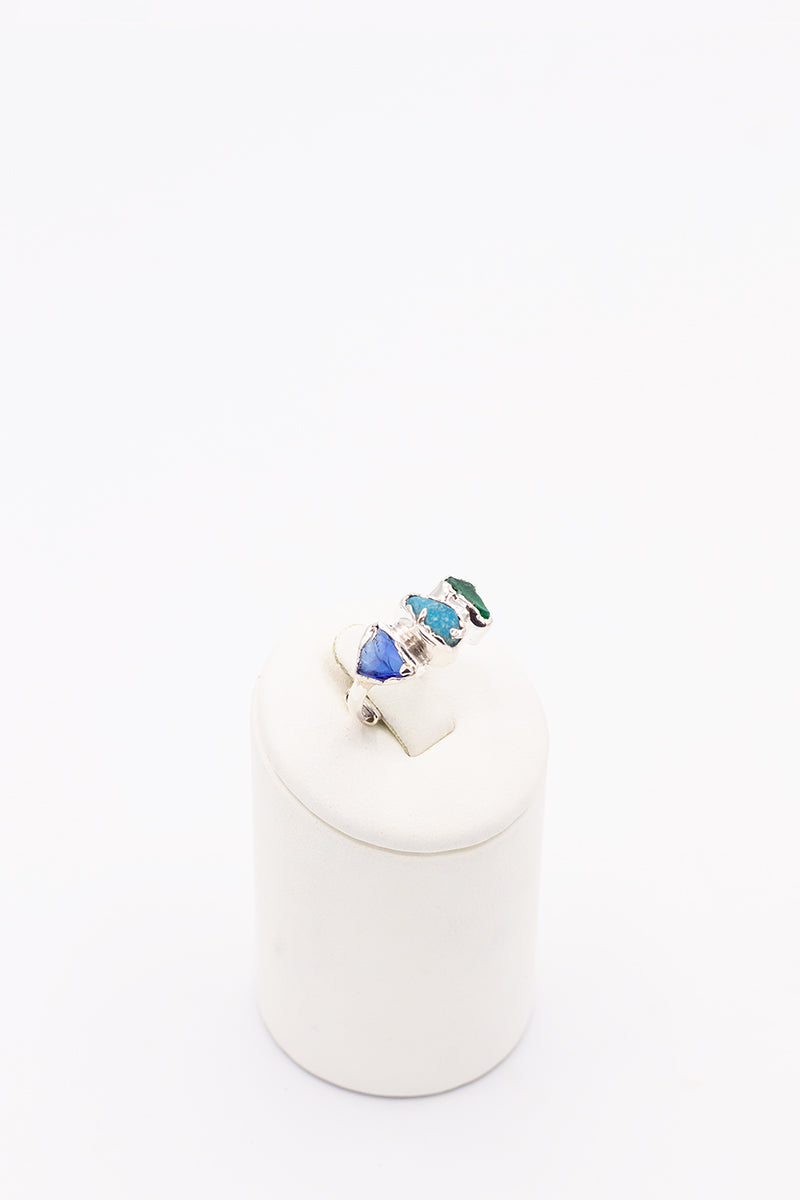 Positano Ring Tree stones - Idee D'Arte Positano