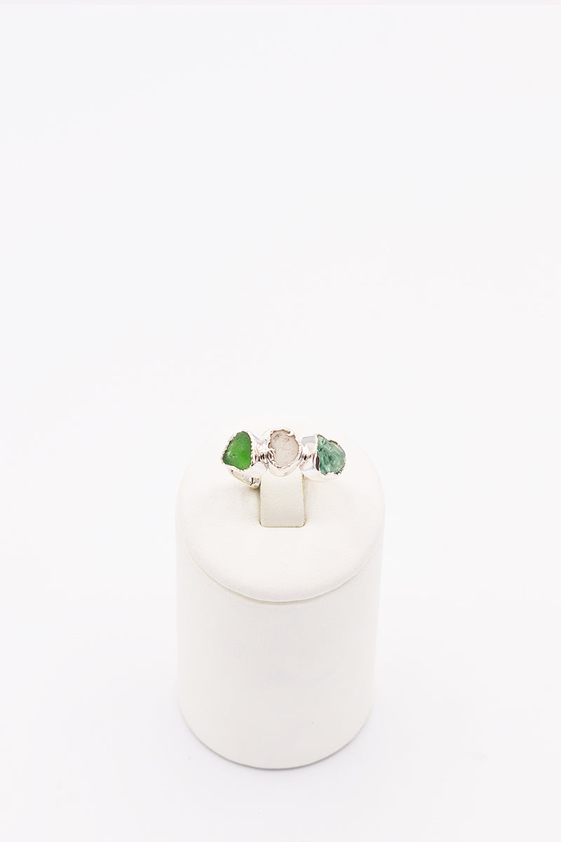 Positano Ring Tree stones - Idee D'Arte Positano