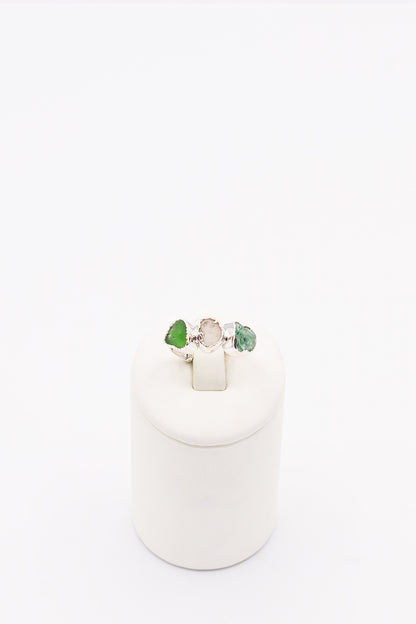 Positano Ring Tree stones - Idee D'Arte Positano