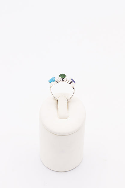 Positano Ring Tree stones - Idee D'Arte Positano